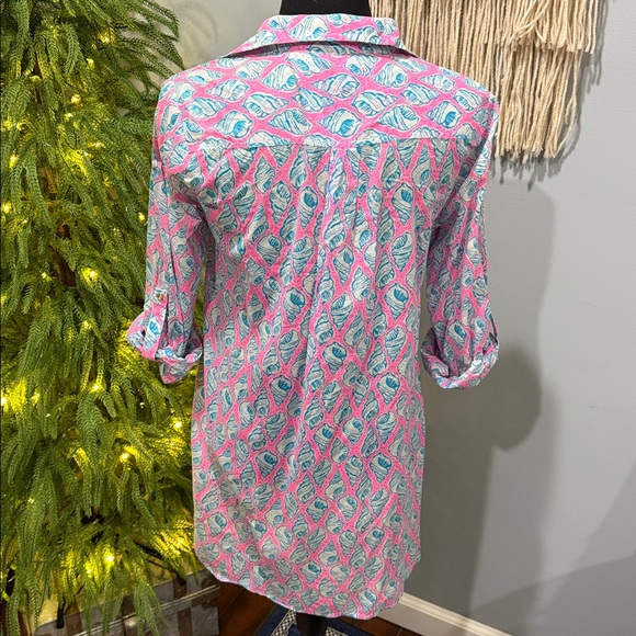Lily Pulitzer Seashell Tunic Dress Size S - Picture 8 of 11